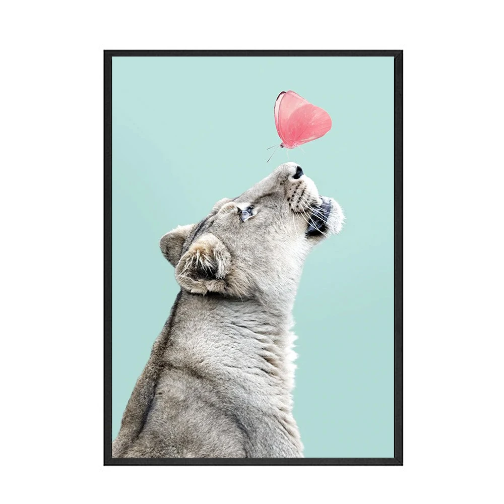 Baby-Nursery-Wall-Art-Cute-Cartoon-Animal-Pictures-Bubblegum-Giraffe-Panda-Posters-Zeabra-Canvas-Painting-For (7)