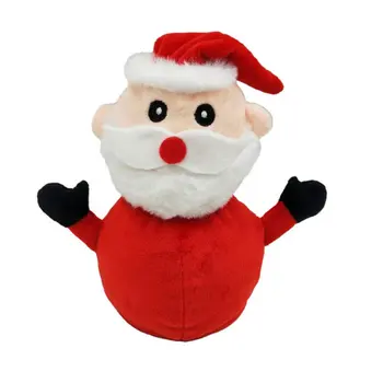 

Santa Claus Doll Double-sided Flip Christmas Snowman Plush Doll Christmas Decor Ornaments Kid Toy Gift