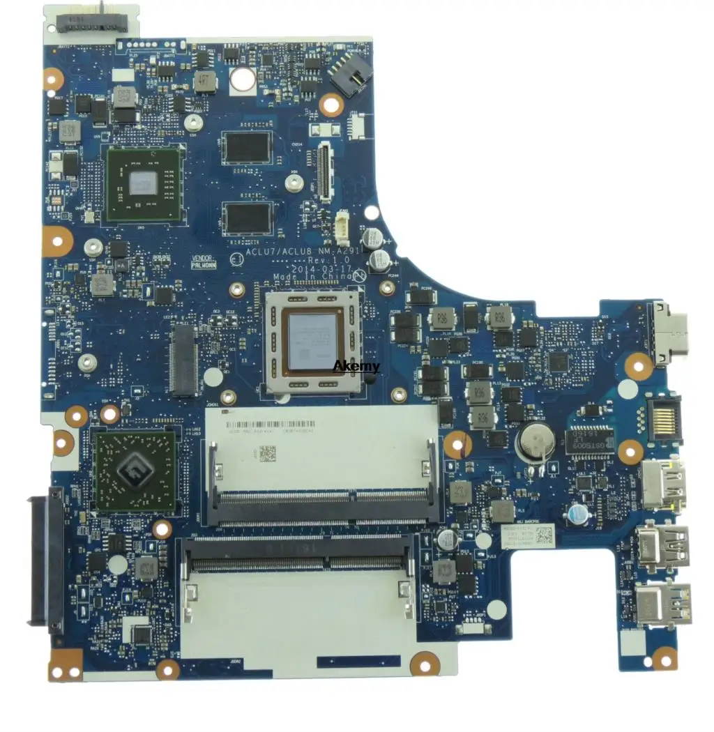 Z50-75 материнская плата для lenovo Z50-75 G50-75M G50-75 материнская плата ACLU7/ACLU8 NM-A291 Rev1.0 с A8-7100 Процессор Тесты