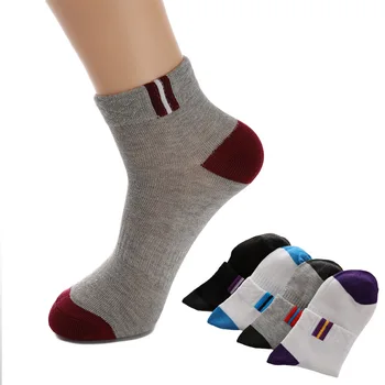 

5 Pair Male Ankle Socks No Show Shoe Liner Men's Socks Shallow Mouth Men's Slippers Non-slip Mens Dress Socks Boat Socks Short