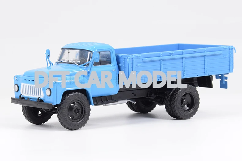 1:43 сплав игрушечных автомобилей GAZ-53 синий грузовик модель детского игрушечного грузовика авторизованный игрушки для детей