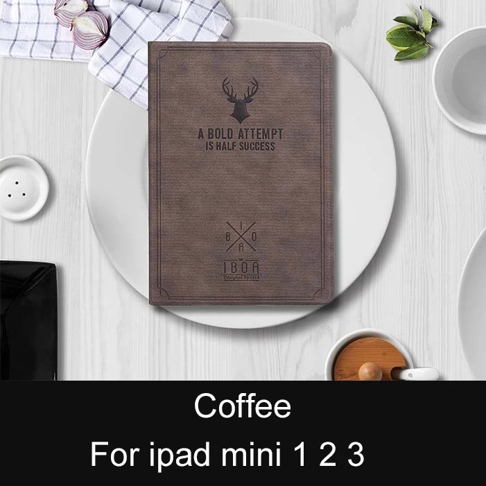 For ipad mini 1 2 3 Essidi для ipad mini 5 4 3 2 1 чехол из искусственной кожи Складная подставка чехол для планшета для ipad mini 1 2 3 4 5 защитный чехол - Цвет: For ipad mini 1 2 3