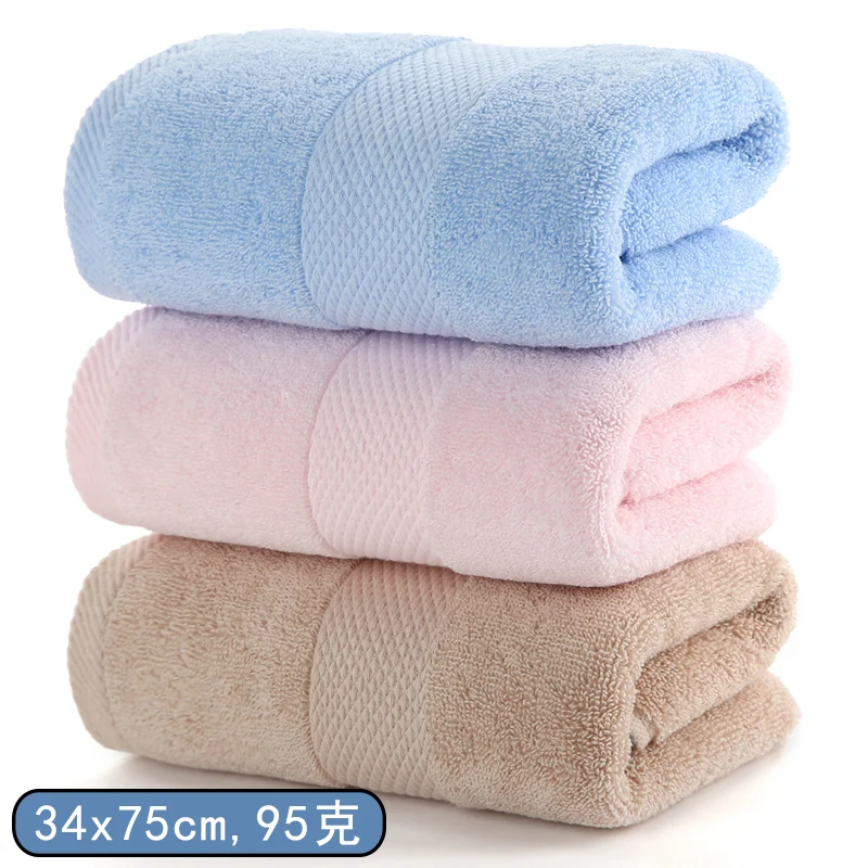 Роскошный набор полотенец высокого качества для взрослых, хлопковое простое быстросохнущее полотенце s Essuie, основное плотное мягкое полотенце из трех частей для ванной комнаты FF60T36 - Цвет: H