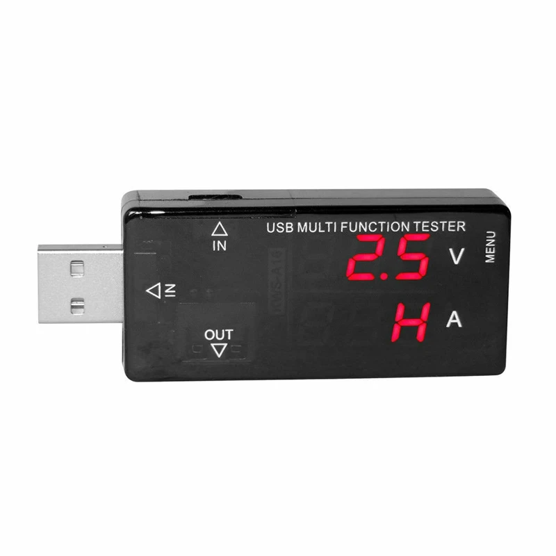 Горячая Usb цифровой Многофункциональный Вольтметр Амперметр ток тестер емкость детектор