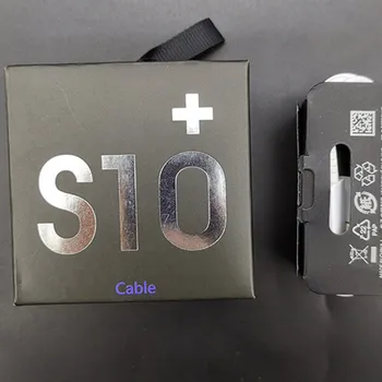 

100pcs/lot OEM quality 1.2m Type C USB Data Sync Cable FAST Charging cable Cord For S20 10 S8 9 Note 8 9 10 With logo packaging