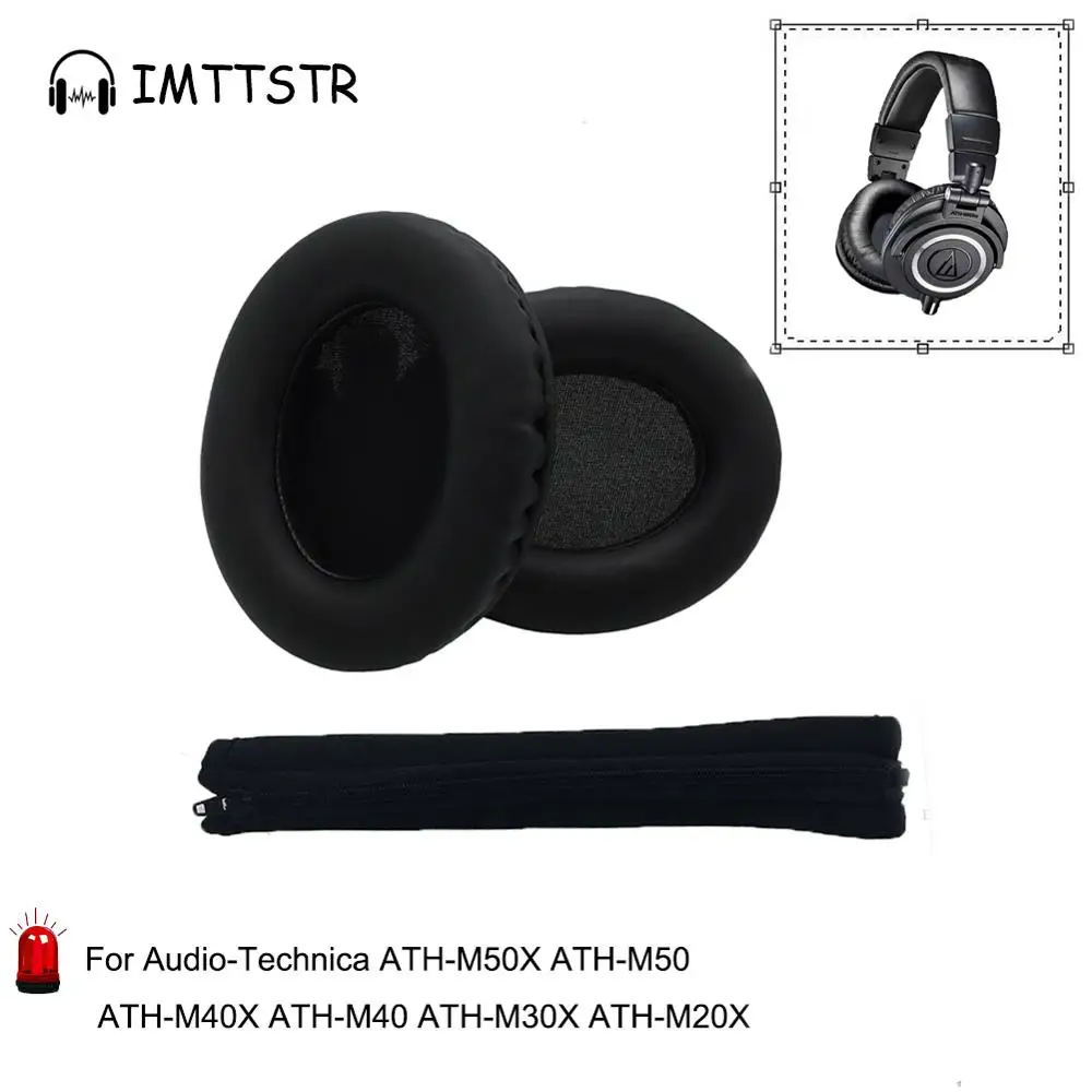 Accessories for Audio-Technica ATH M50X M50 M40X M40 M30X Earmuff Ear Cushion Cover Earpads Pillow