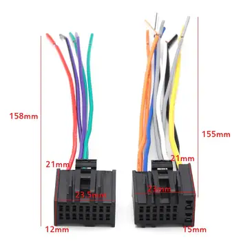 

Hot 2Pcs Car Radio Stereo Speaker Wiring Harness Plug Cable for Chevrolet-2005 2006 2007 2008 2009-2013 2014 2015 2016