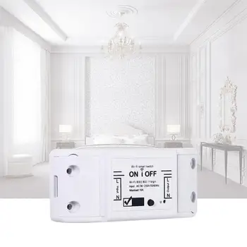 

Universal 220V 10A WiFi Smart Switch Controller Circuit Breaker DIY Automation Wireless Remote For Smart Home