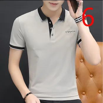 

Summer new short-sleeved men's tide brand Slim trend Korean version of handsome casual t-shirt male 2707