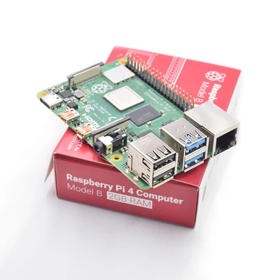 Официальный Raspberry Pi 4 Модель B макетная плата комплект ram 1G/2G