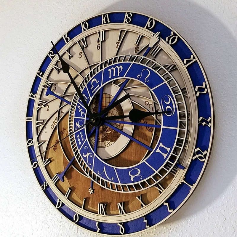 Relogio Astronomico часы Творческий Гостиная настенные часы; кварцевые часы 12 Созвездие большой художественные настенные часы