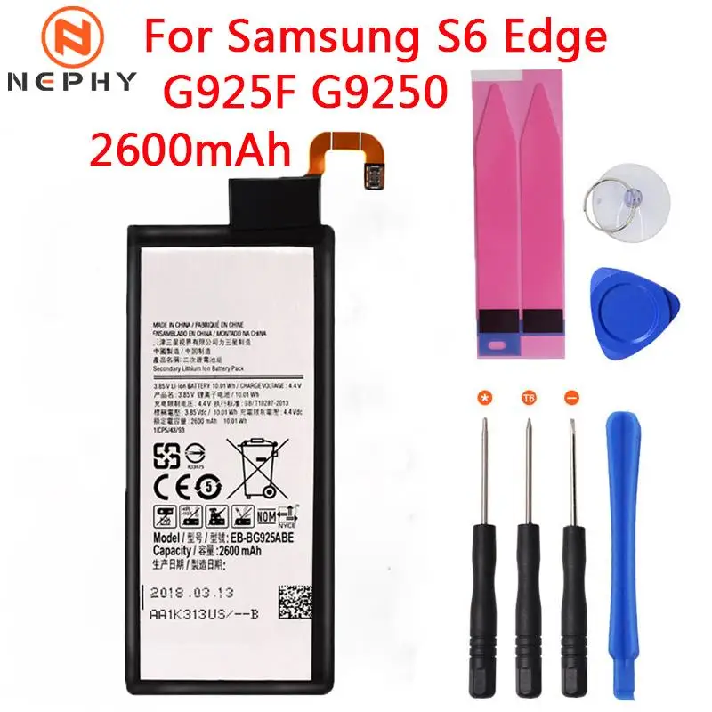 Батарея для samsung Galaxy S7 S6 Edge Plus S6Edge S7Edge G920F G925F G928F G930F G935F заменить батарея для телефона инструменты