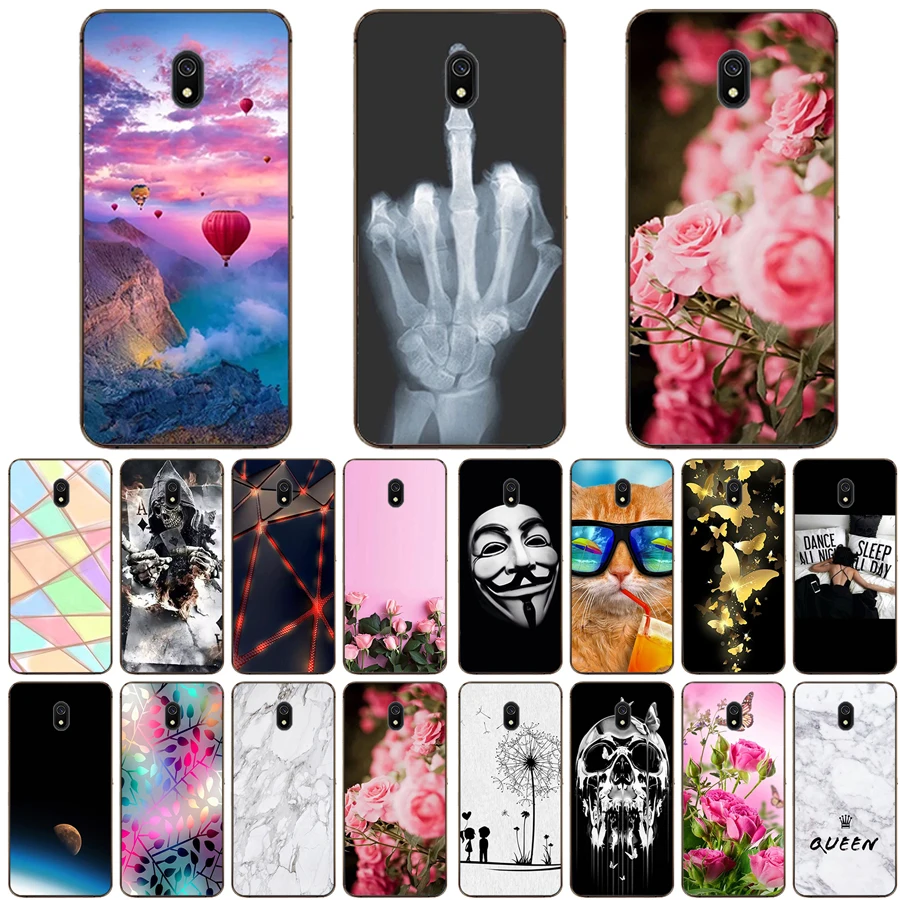 For Xiaomi Redmi 8A 8 A Case 6.22'' Fashion silicone Soft Cute Back for Mi8A Mi Phone Cover Coque | Мобильные телефоны и