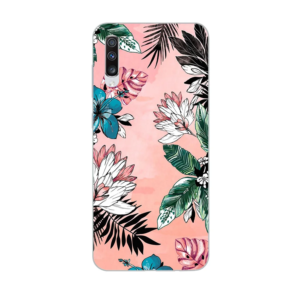 WM03200 Чехол для телефона ciciber для samsung Galaxy A50 A70 A80 A40 A30 A20 A60 A10 A20e Мягкий силиконовый чехол из ТПУ с розами в винтажном стиле - Цвет: WM03200