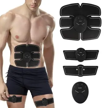

New Wireless Muscle Stimulator Trainer Smart Fitness Abdominal Training Electric Weight Loss Stickers Body Slimming Belt Unisex