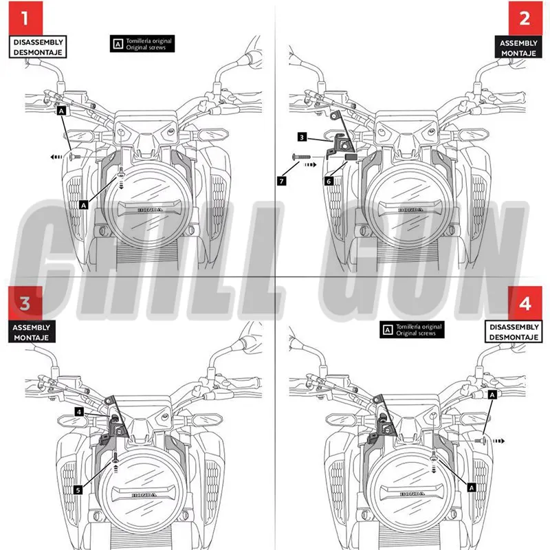 Мотоцикл кафе двигатель лобового стекла дефлектор для HONDA CB125R CB300R NEO Спортивное кафе CB 125R CB 300R 18'-19'