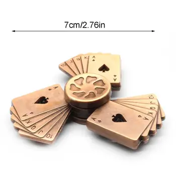 

Poker Style Hand Spinner Zinc Alloy Bearing High Speed Spinning Game Relief Toy