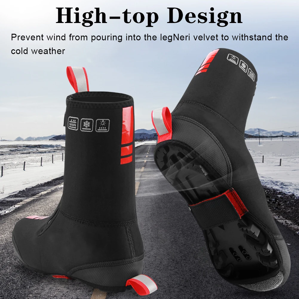 

Cycling Shoes Cover Waterproof Bicycle Bike Overshoes For MTB Road Cycling Over Shoes Thermal Summer Winter Cycle Boots