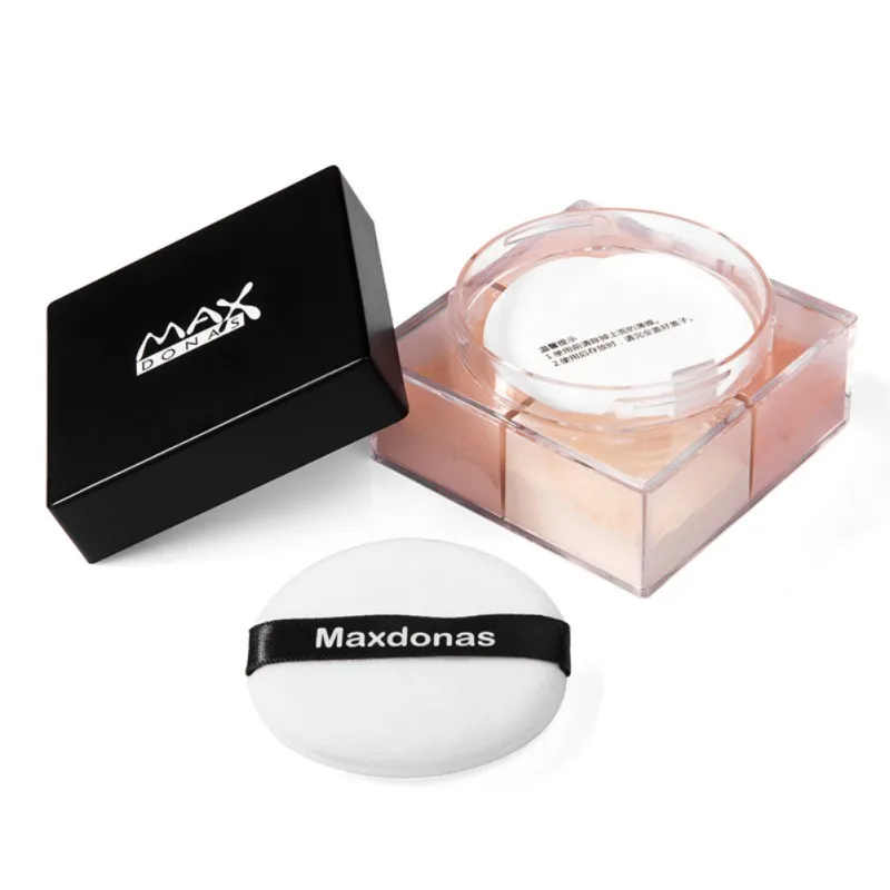 4-color Moisturizing Natural Concealer Honey Powder Lasting Oil-control Smooth Four-grid Set Makeup Powder