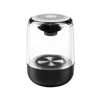 

C7 Transparent Wireless Bluetooth Speaker Fashion Bass Sound LED Colorful Atmosphere Light Suitable for Birthday Parties