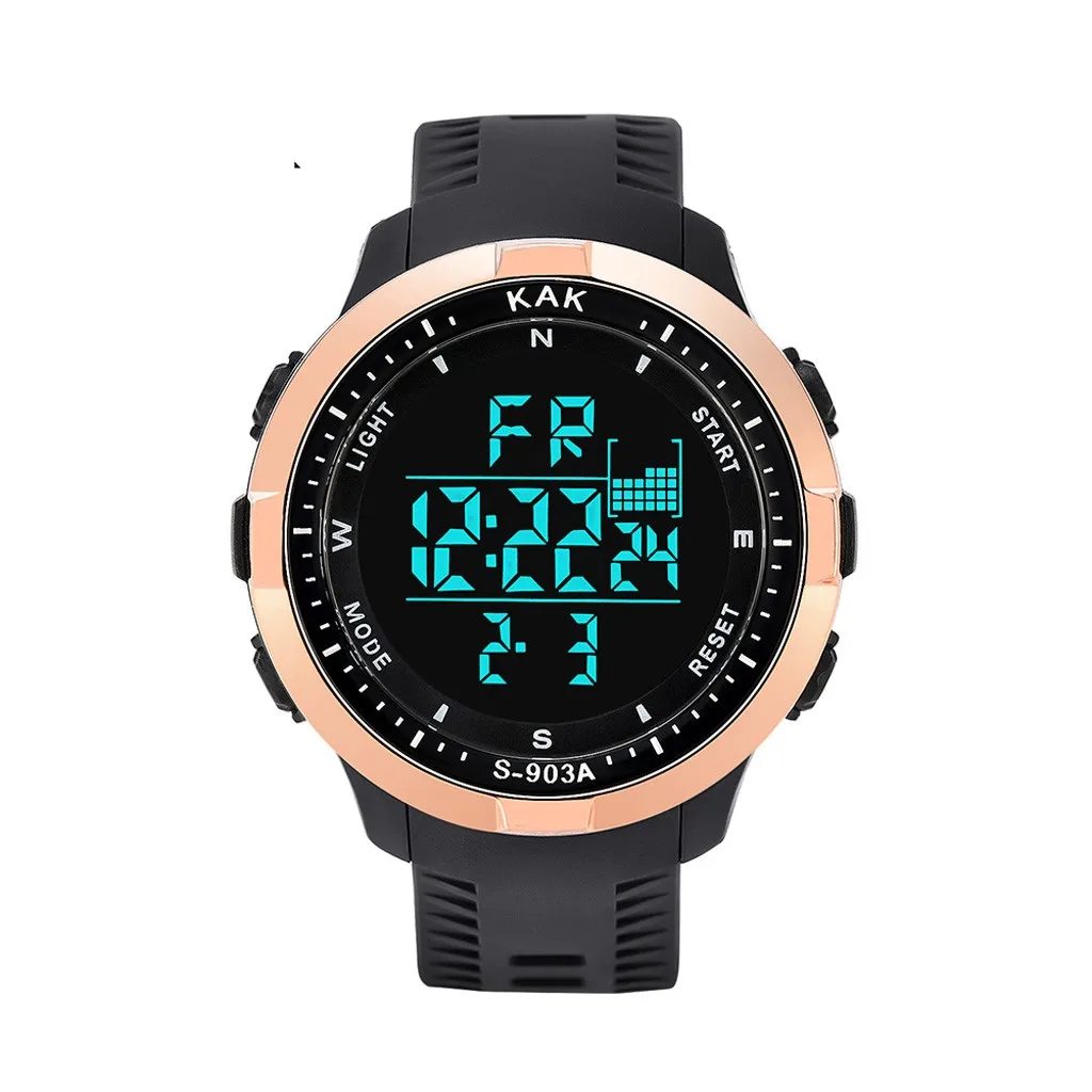 Цифровые часы мужские часы модные высококачественные многофункциональные водонепроницаемые спортивные электронные часы Relogio Reloj 40