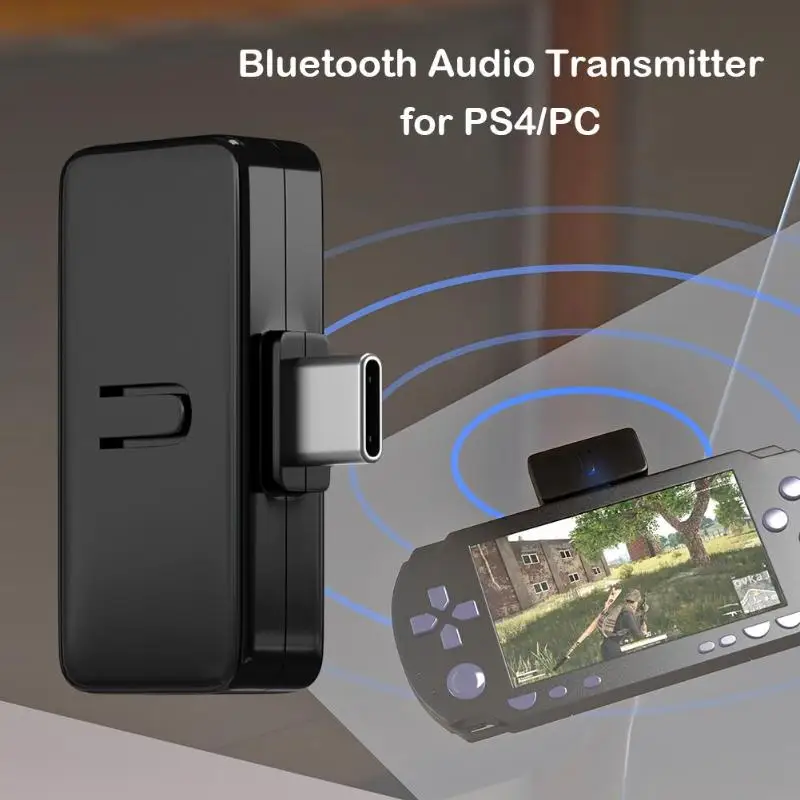 Беспроводной bluetooth-адаптер тип-c гарнитура аудио передатчик USB наушники приемник один с двумя адаптерами для nintendo Switch PS4