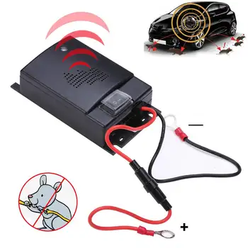 

DC 12V Multifunction Home Car Ultrasonic Pest Mouse Rat Animal Repeller Deterrent Waterproof for Vehicle Car Truck House Garage