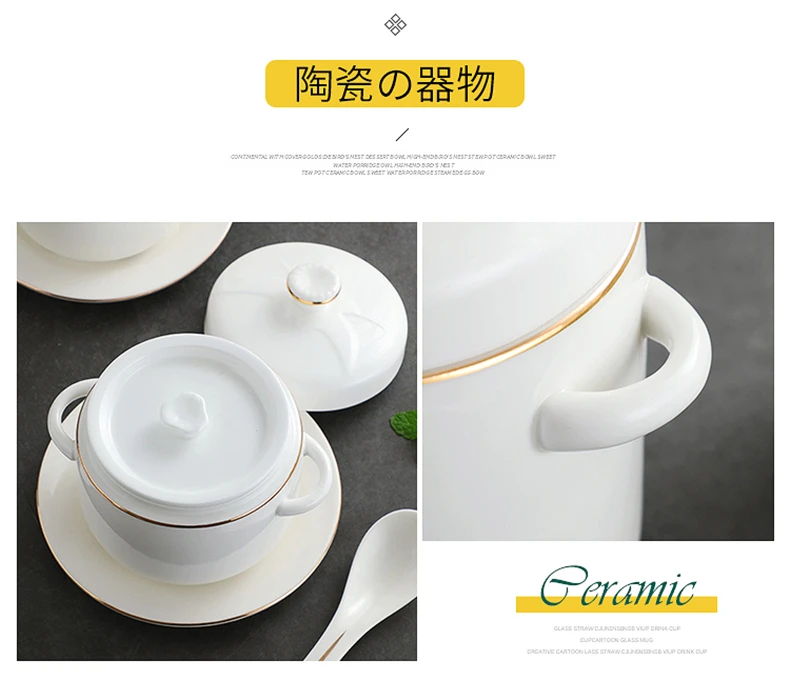 Casserole En Céramique Avec Couvercle Bol À Soupe En Céramique En