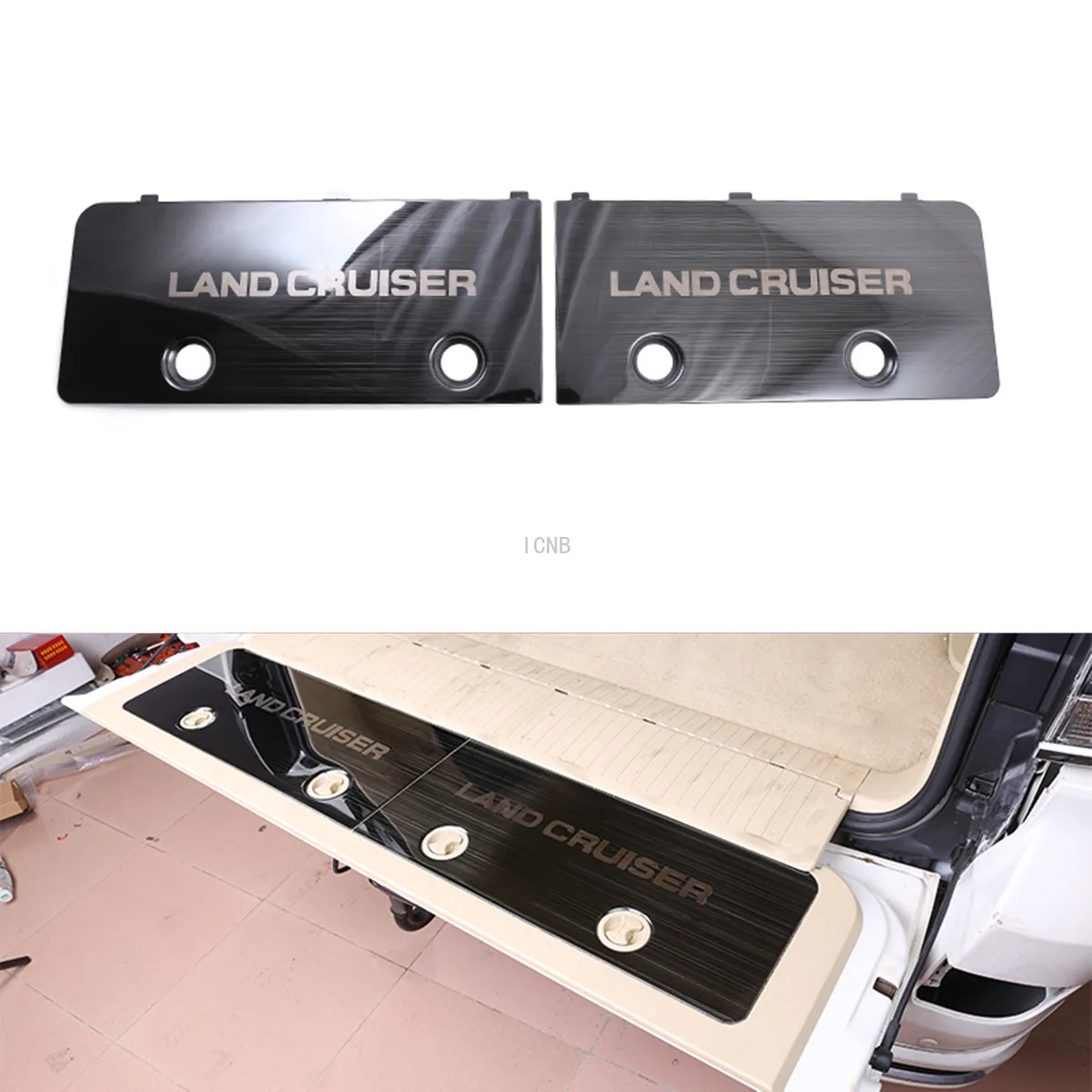 Задняя дверь из нержавеющей стали для Toyota Land Cruiser 200 2008 2009 2010 2011 2012 2013 2014 2015 2016 2017 2018