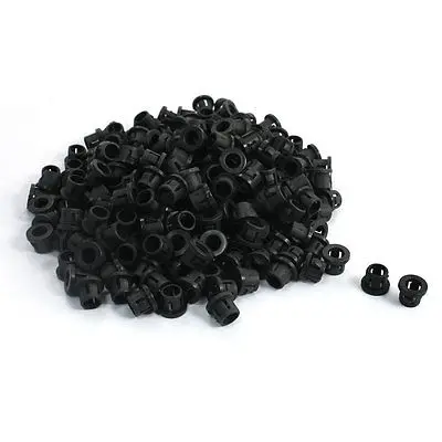 

SK-8 Black Round Cable Harness Protective Snap Bushing 7.8mm x 5.8mm 500 Pcs