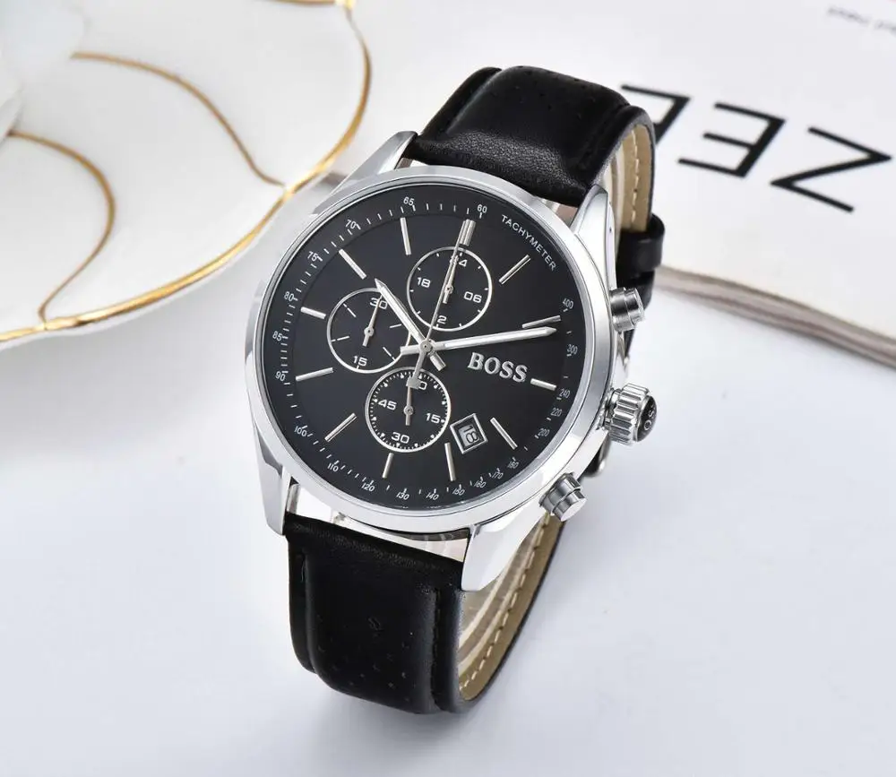 40 Off Kaufen Gunstig 19 Boss Uhr Luxus Herren Uhren Quarz Stoppuhr Alle Funktion Alle Pointer Arbeit Wasserdichte Mann Chronograph Preise Online Centre Models