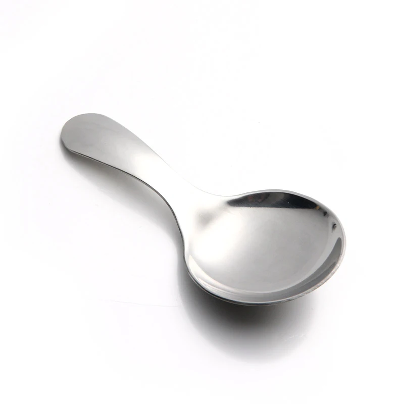 cucchiaini da caffè condimenti Kuinayouyi 10 cucchiai in acciaio con manico corto colore: argento cucchiaini da dessert cucchiaini da sale 