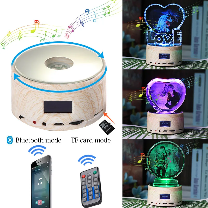 

Фоторамка со светодиодной подсветкой, Bluetooth, цветная, в форме сердца