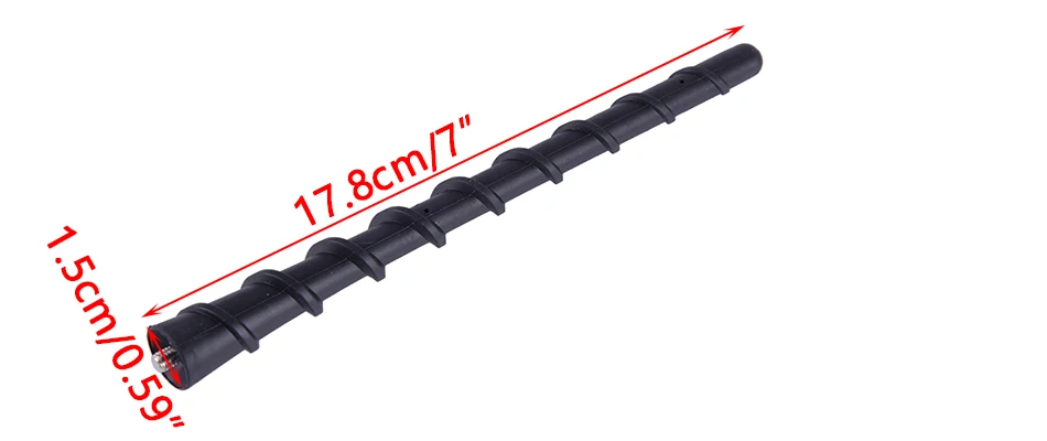 DWCX " дюймов Короткие антенны мачты подходит для Chrysler Sebring Dodge Nitro Jeep Liberty Renegade Компас Cherokee 68297936AA