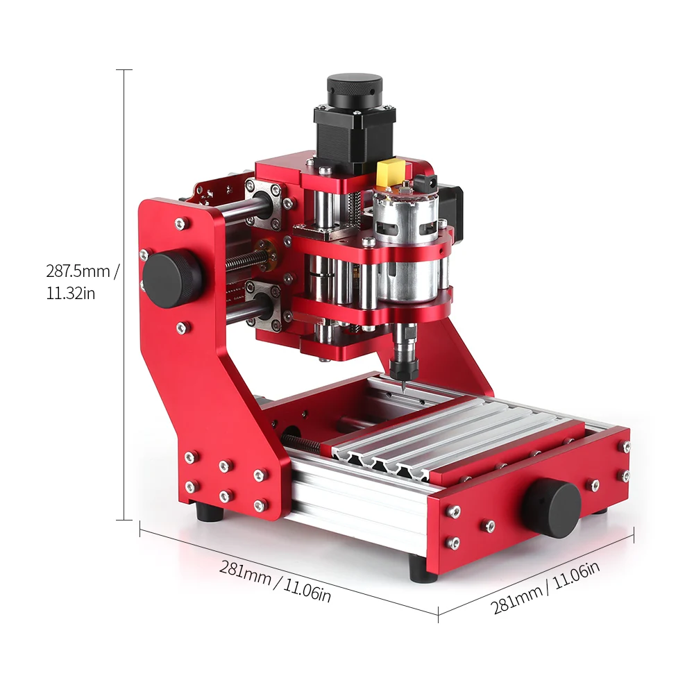 1310 CNC металлическая гравировальная фрезерная машина мини фрезерный станок с ЧПУ набор DIY Инструменты PCB фрезерный станок для дерева лазерный гравер с ER11 цанговый