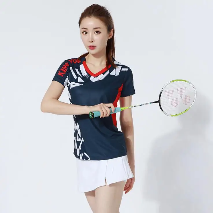 Новая Мужская/женская рубашка для бадминтона спортивные шорты Спортивная