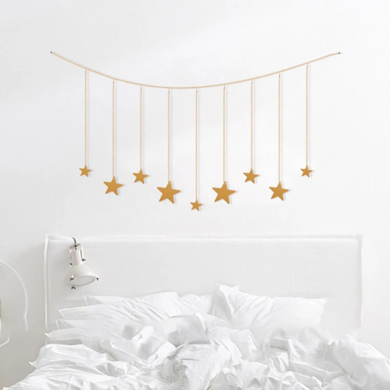  Photo Hanging Clips String Photo Collage Twinkle star with Clip Home Bedroom Wall Decoration for Pi - 4000468895521