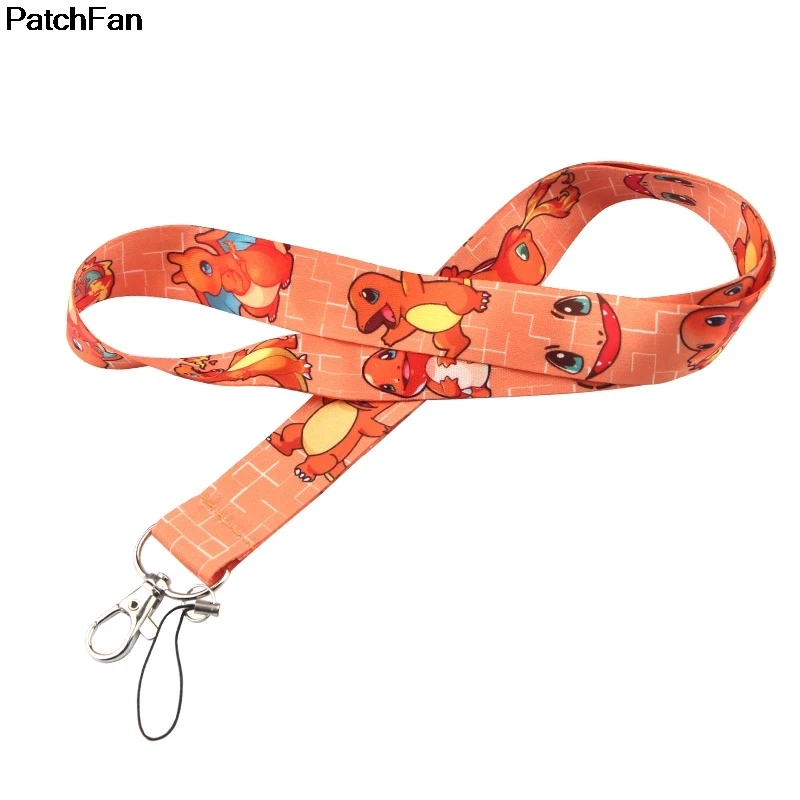 20 шт./лот A2512 Patchfan аниме Pocket Monster Tag ремешок для шеи ремешки для безопасности отрыва для мобильного телефона USB бейдж держатель ключа