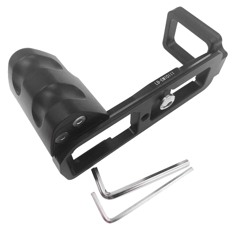 ABKT-NEWYI металл QR Quick Release L Plate кронштейн крепление камеры Вертикальная ручка для Olympus EM10 III рукоятка