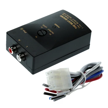 

1 Set Car Audio RCA Speaker High To Low Level Summing Line Output Converter & Wiring Adapter With Cable
