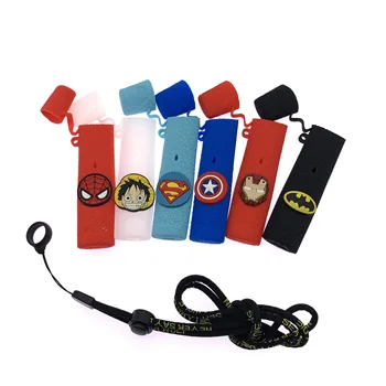 

Super Hero Texture Case for RELX Kit Casing Silicone Skin Sleeve E-Cigarette POD Vape Silicone Ring Necklace lanyard