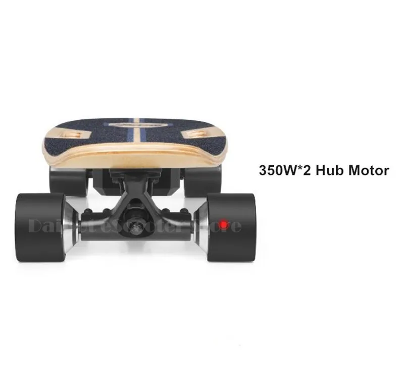 Daibot Portable Electric Scooter 4 Wheel Electric Scooters Removable Battery Dual Hub Motor Wheel Longboard Electric Skateboard (2)