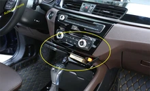 

Accessories Center Control Multifunction Container Storage Box Phone Case Holder Kit Fit For BMW X1 F48 2016 - 2021 Plastic
