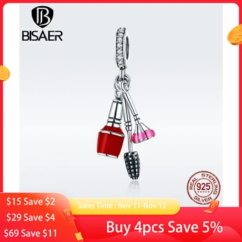 

2019 Charm Pendant 925 Sterling Silver Nail Bush Set Chic Lady Charm fit for Women Bracelet Summer Jewelry Collection GXC785