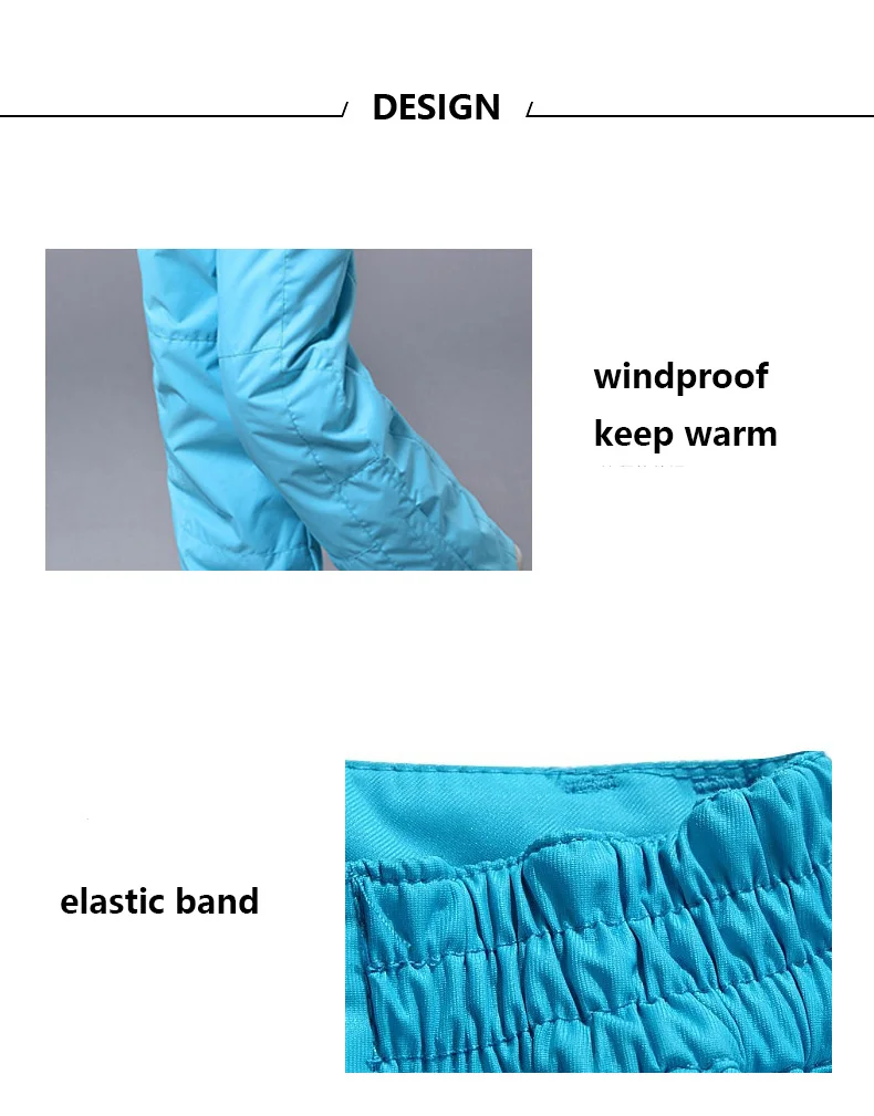 GSOU/зимние детские штаны для сноуборда для мальчиков и девочек, ветрозащитные водонепроницаемые дышащие брюки, зимние уличные спортивные штаны для горных лыж
