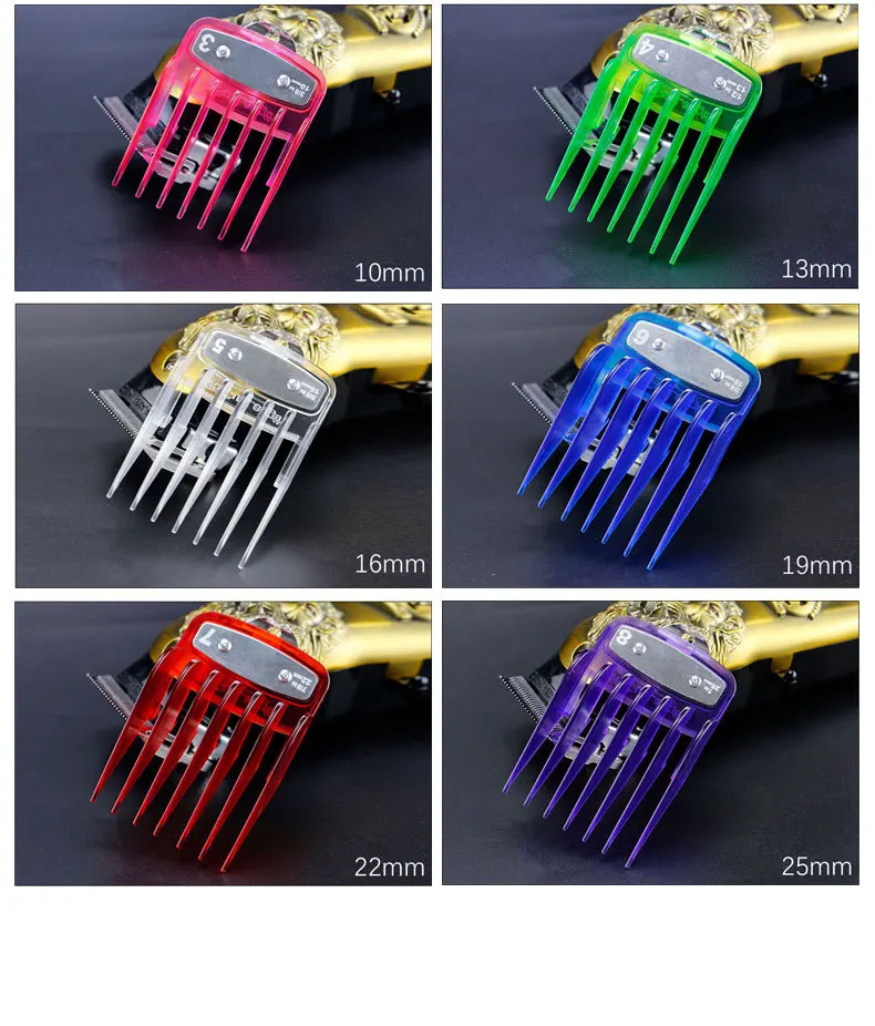 universal hair clipper cutting comb cover, barber shop trimmer protective gear accessory limit comb hairdressing tool