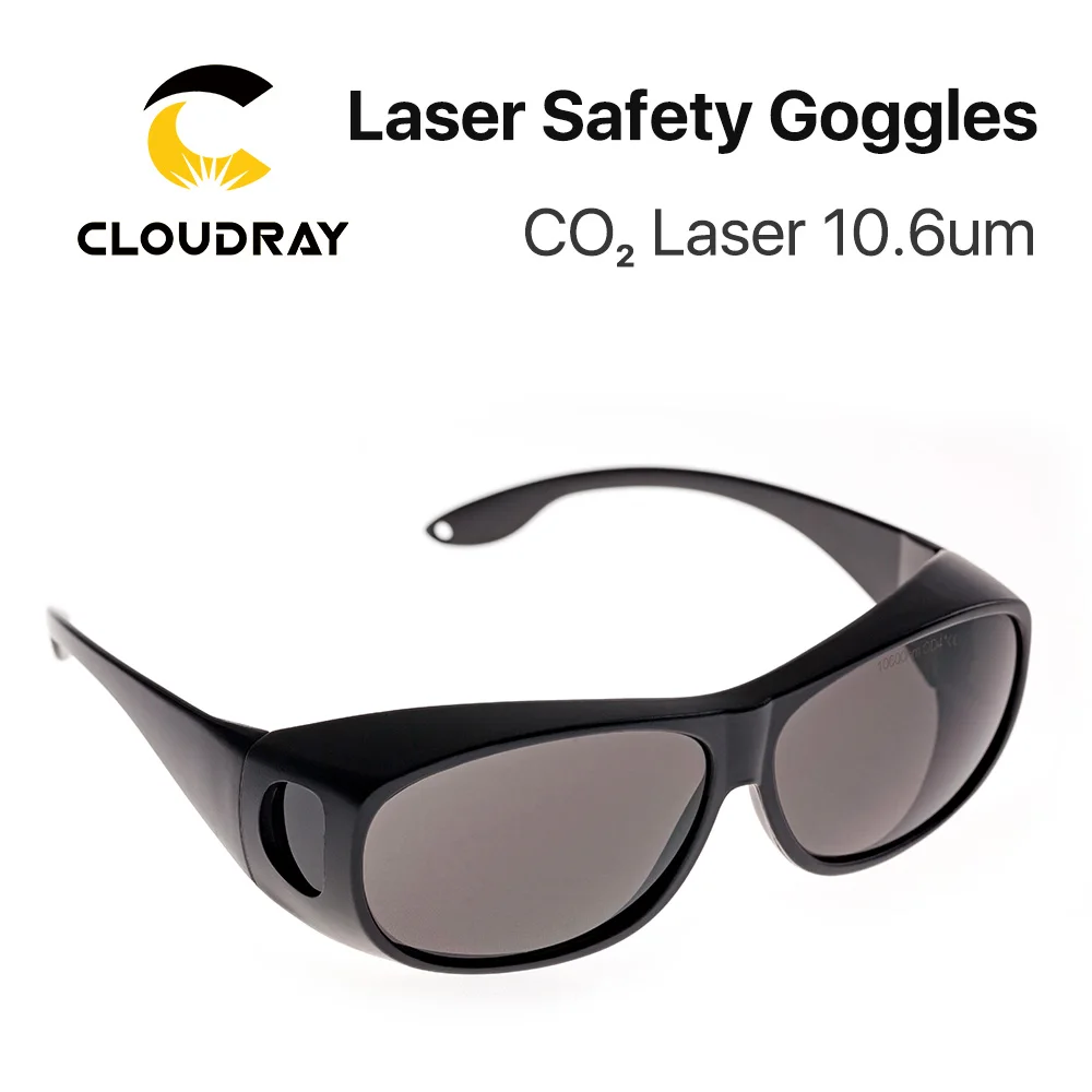 Goede Cloudray 10600nm Stijl C Laser Veiligheidsbril OD4 + CE Veiligheidsbril Voor CO2 Lasersnijden Graveermachine