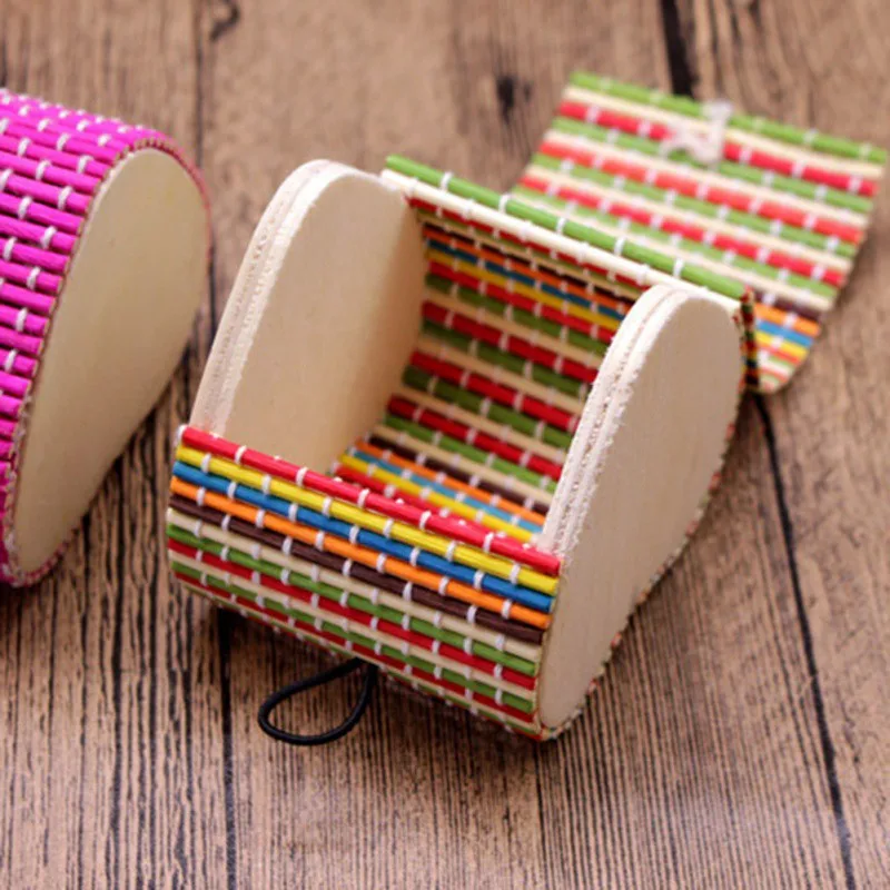 

Bamboo Curtain Love Gift Jewelry Storage Box DIY Handmade Home Storage Box