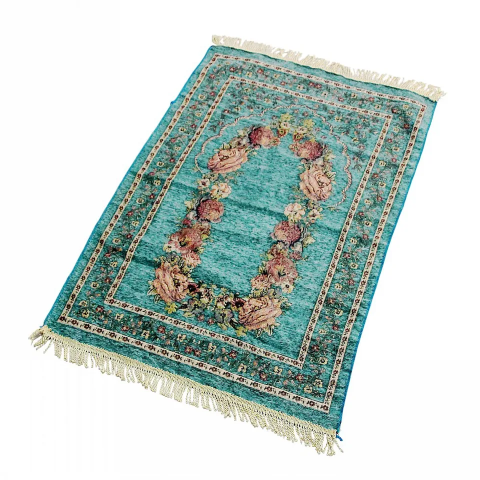 Drop Shipping 70*110cm New Travelling Islamic Prayer Mat Carpet for Worship  Salat Musallah Prayer Rug Praying Mat Tapete - AliExpress, image size:960x960