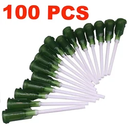 Agulhas distribuidoras da seringa com comprimento de luer lock14ga x1inch, ponta blunt plástica resistente ao calor dos pp, relação do parafuso, pacote de 100 pces